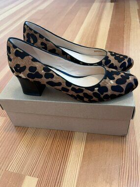 Cole Haan Chelsea Ocelot Haircalf - EUC!